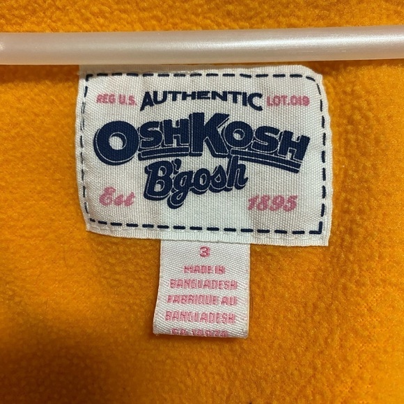 Oshkosh B’gosh Spring/Fall Coat, Toddler Size 3. Pink, Polka Dots - Picture 6 of 9